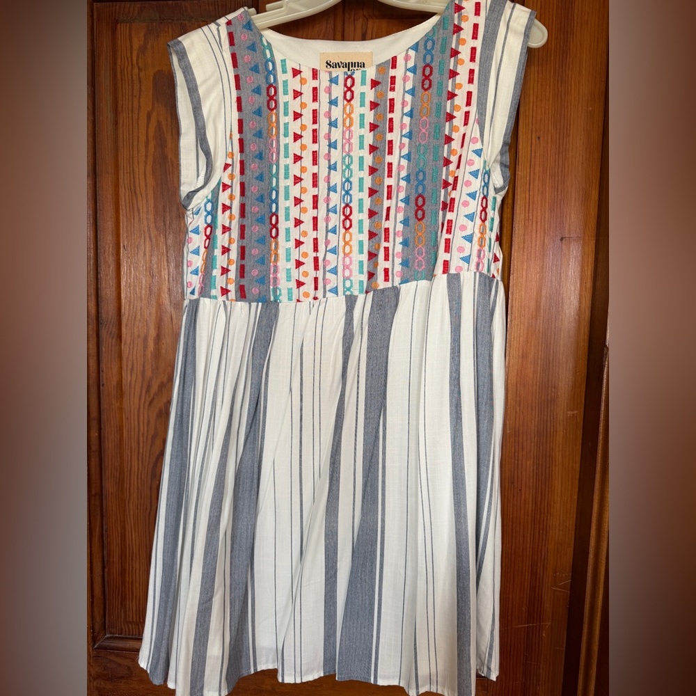 Savanah Jane women’s dress embroidery